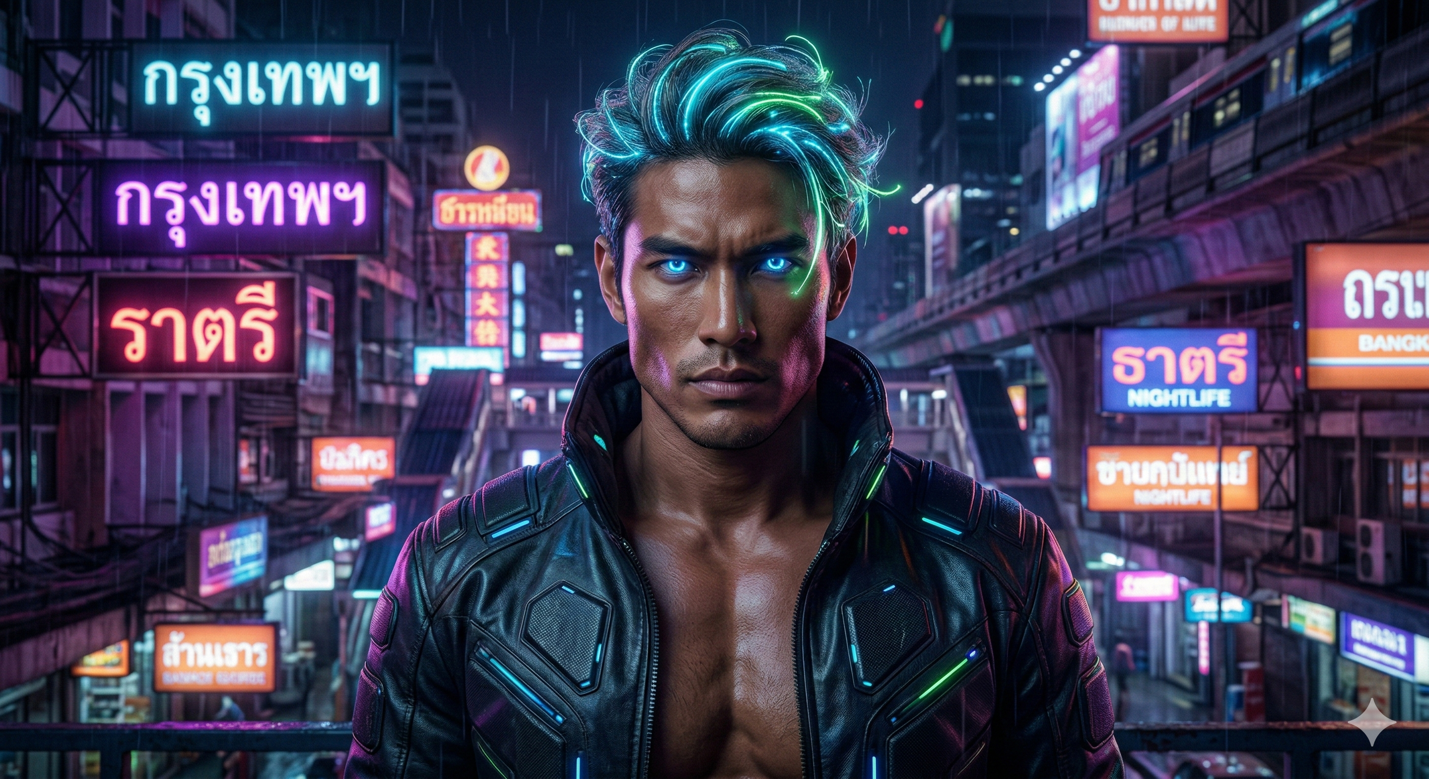 Xenon — AI Thai Cyberpunk Rapper จาก MuseGenx1000